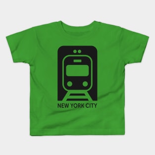 New York City Train Kids T-Shirt